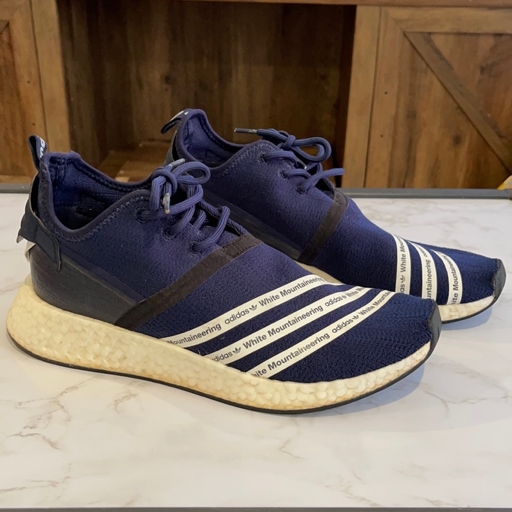 adidas NMD R2 White Mountaineering NAVY | worn